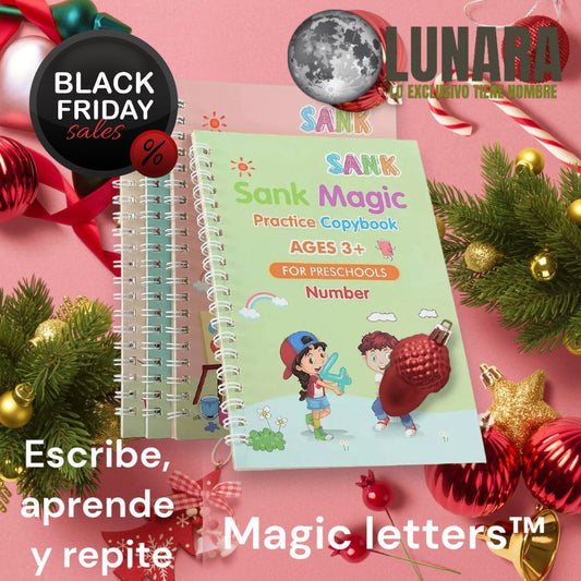 MAGIC LETTERS™ -  Set Cuaderno Magic Caligrafia